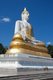 Thailand: Giant Buddha on a hill overlooking Wat Salaeng, Ban Chom Khwan, Amphoe Long, Phrae Province